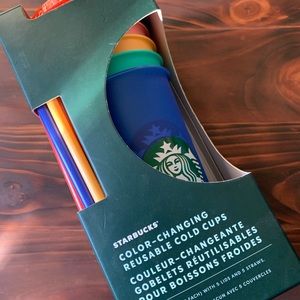Starbucks color changing cups